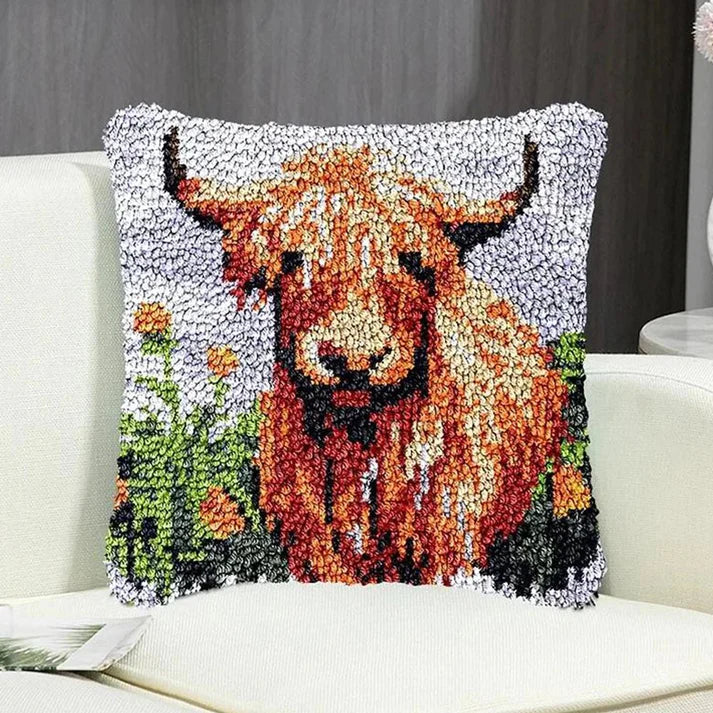 Latch Hook Pillow Case Kits