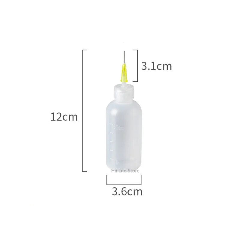50ml Multi Tip Resin Application Squeeze Bottle