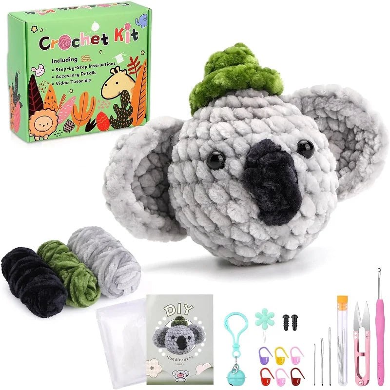 Beginners Crochet Key Chain Kit - Koala