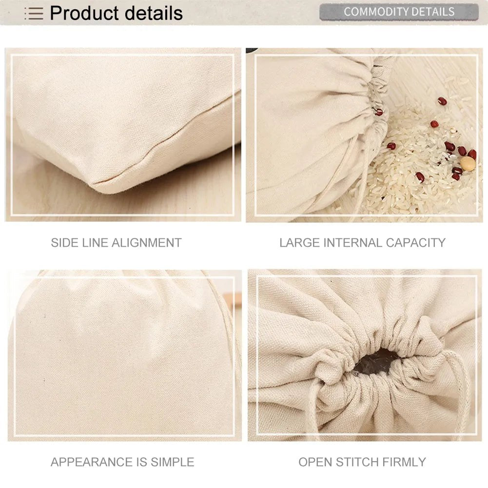 Blank Large Heavy Duty Drawstring Canvas Santa Sacks 50 x 70cm