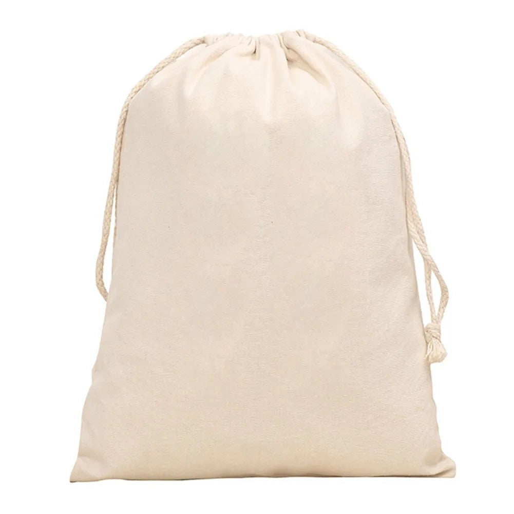 Blank Large Heavy Duty Drawstring Canvas Santa Sacks 50 x 70cm