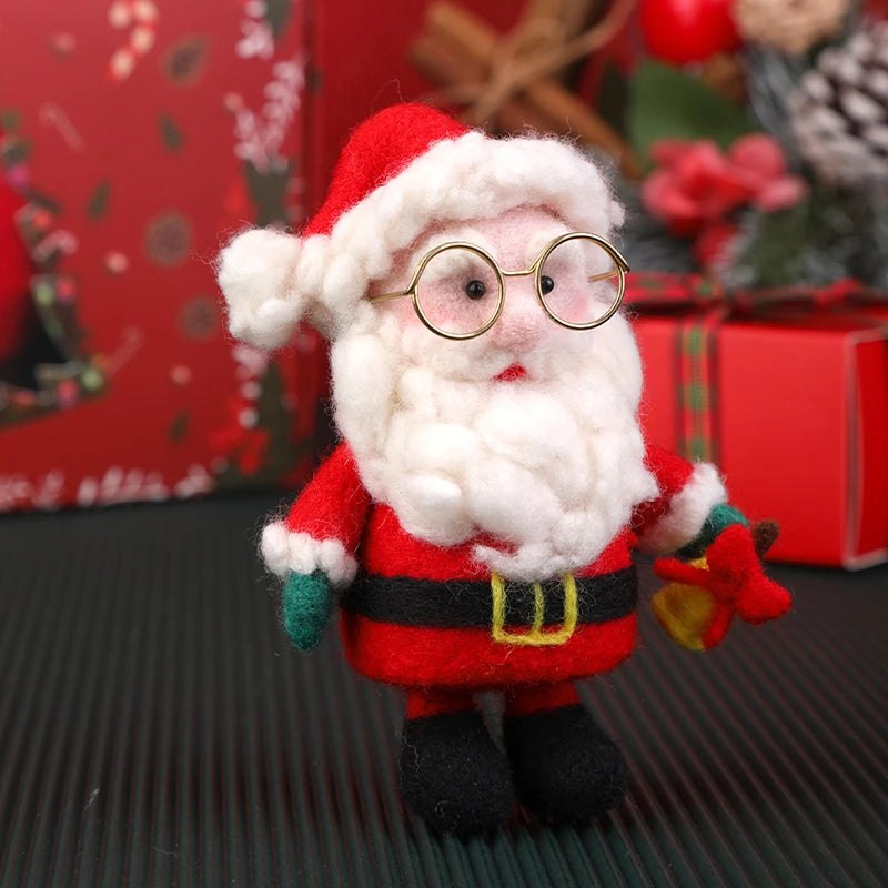 Christmas Wool Felting Figurine Kit - Santa