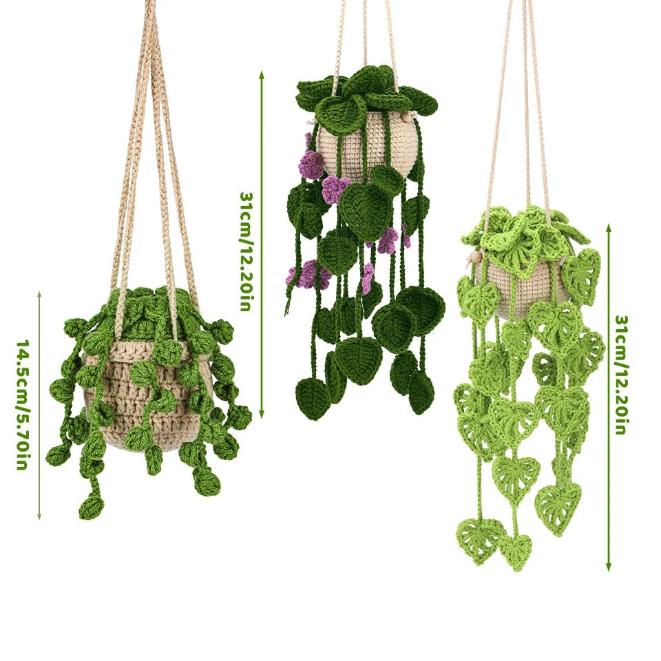 Crochet Hanging Plant Kits