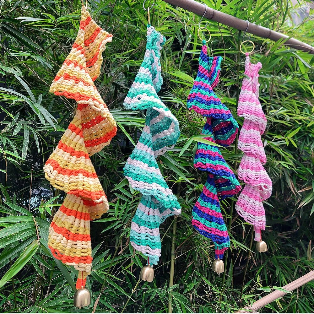 DIY Bohemian-style wind chime Macramé Kit