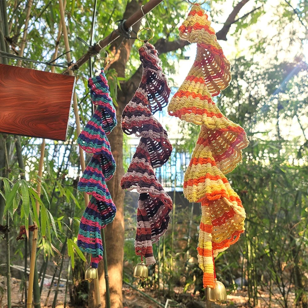 DIY Bohemian-style wind chime Macramé Kit