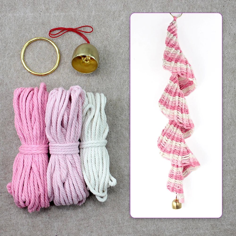 DIY Bohemian-style wind chime Macramé Kit