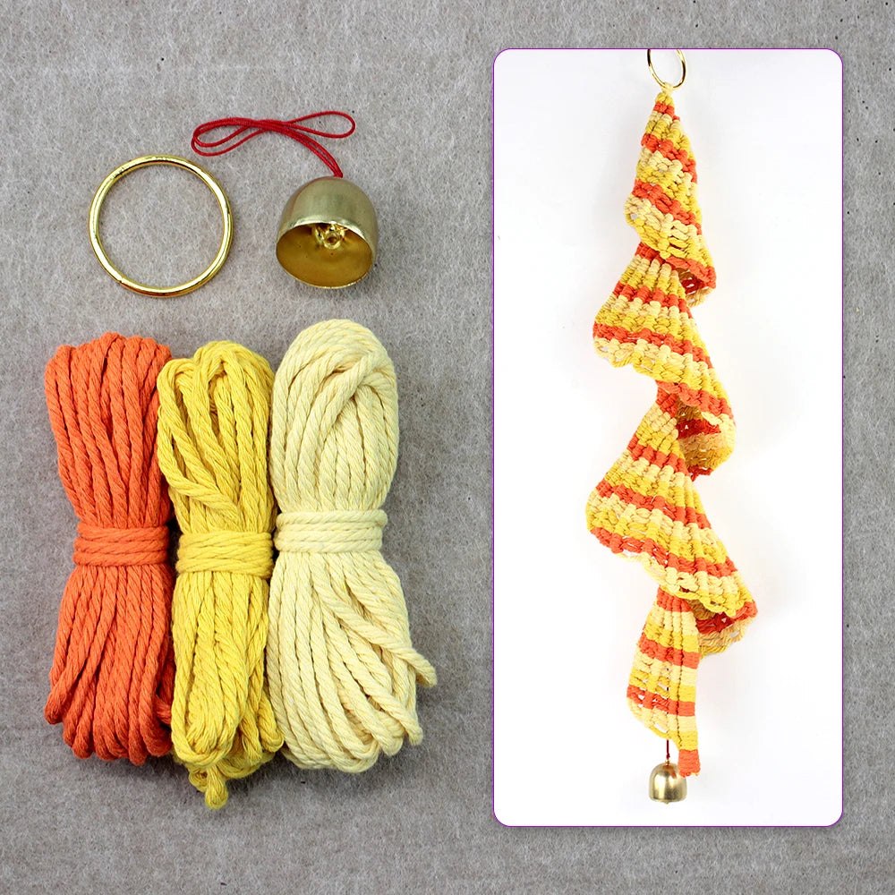 DIY Bohemian-style wind chime Macramé Kit