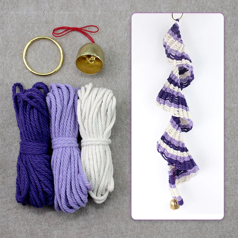 DIY Bohemian-style wind chime Macramé Kit
