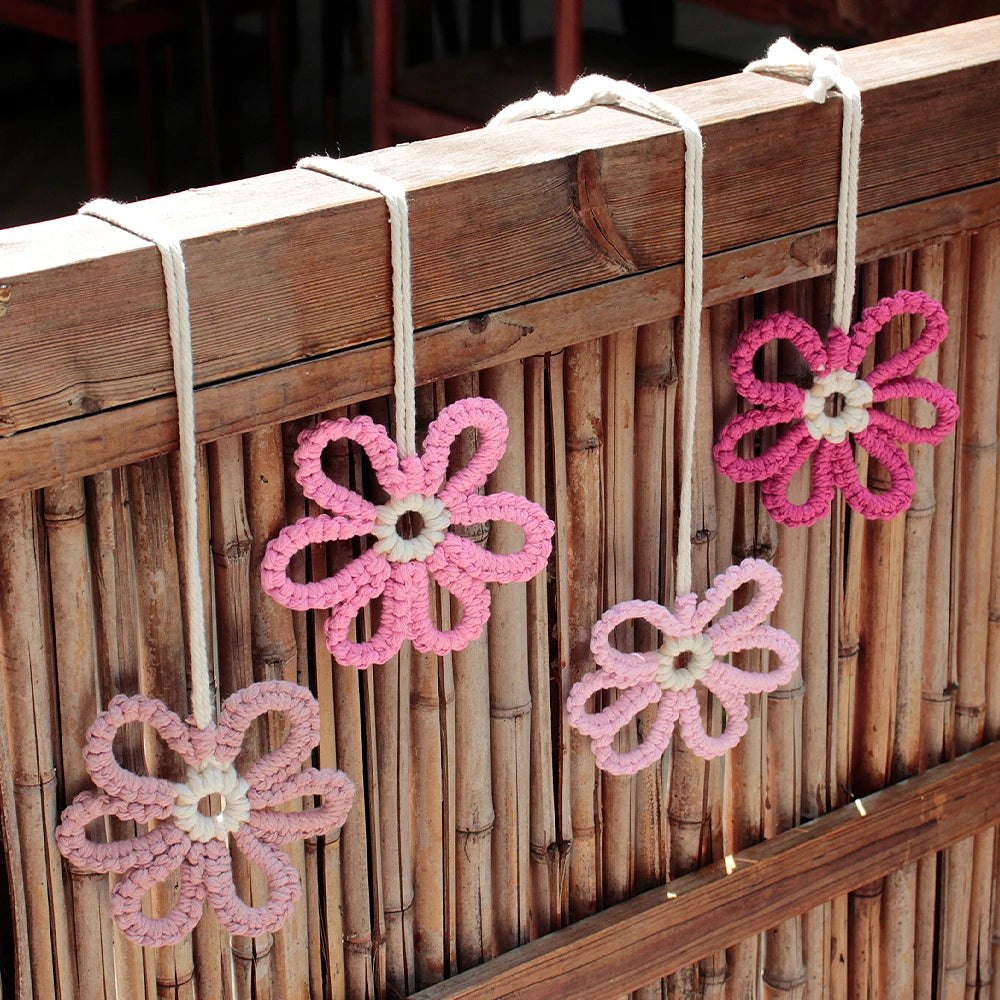 DIY Boho Flower Hanging Ornaments Macrame Kit