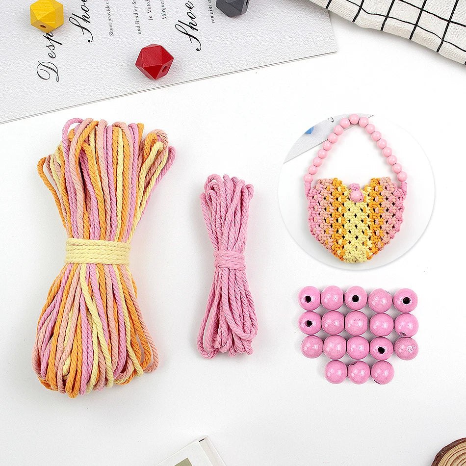 DIY Boho Mini Bag Macrame Kit