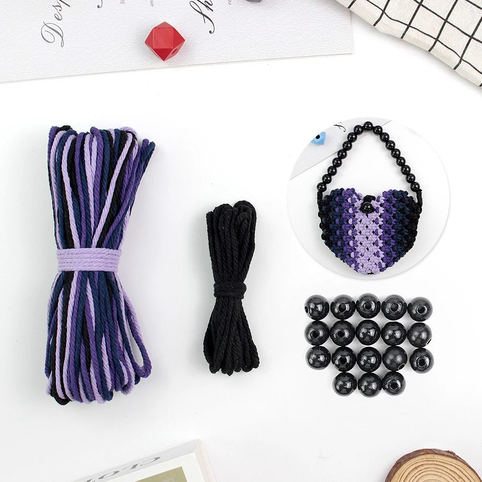 DIY Boho Mini Bag Macrame Kit