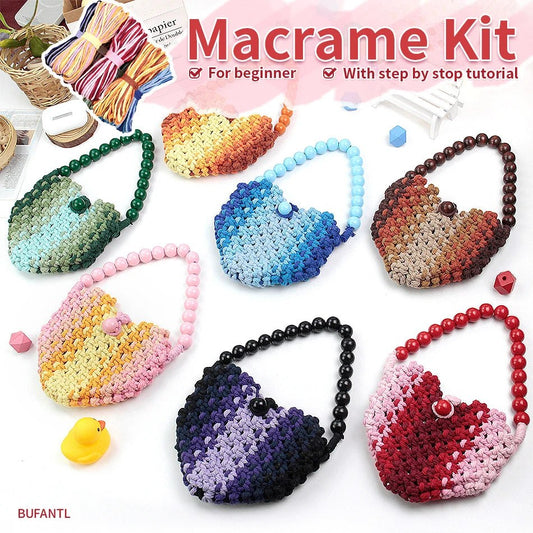 DIY Boho Mini Bag Macrame Kit