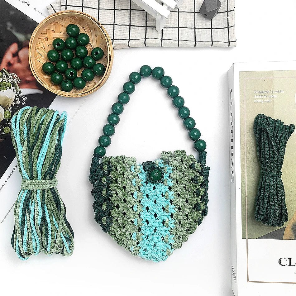 DIY Boho Mini Bag Macrame Kit