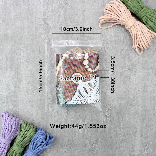 DIY Bunny Rabbit Pendant Macrame Kit