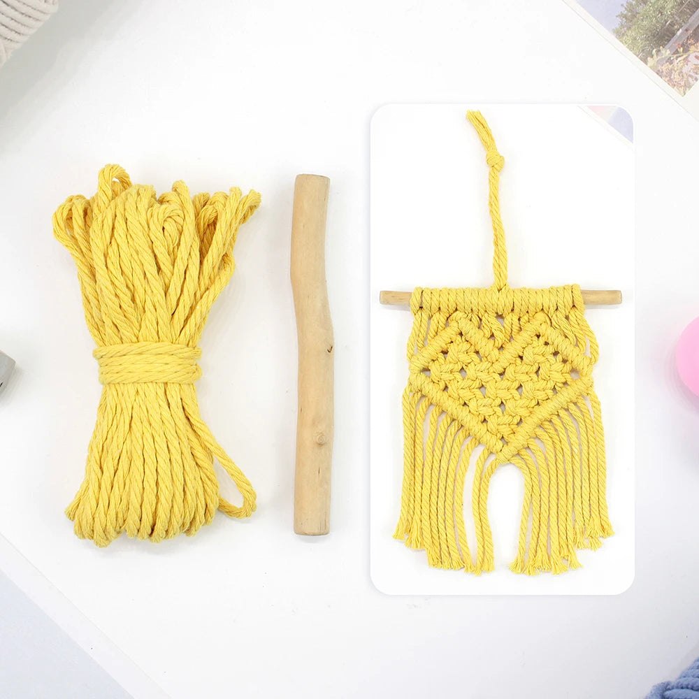 DIY Mini Love Heart Tapestry Macrame kits