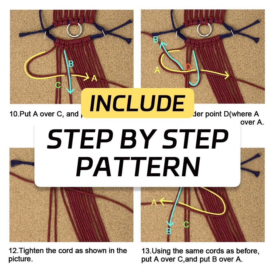 DIY Mini Pouch Macrame Kit