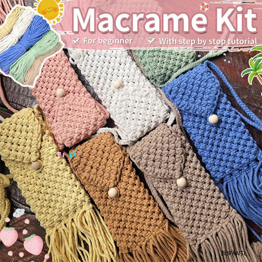 DIY Tassel Bag Macramé Kit