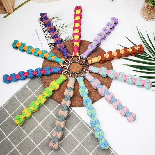 DIY Woven Key Chain Pendant Lanyard Macramé Kit