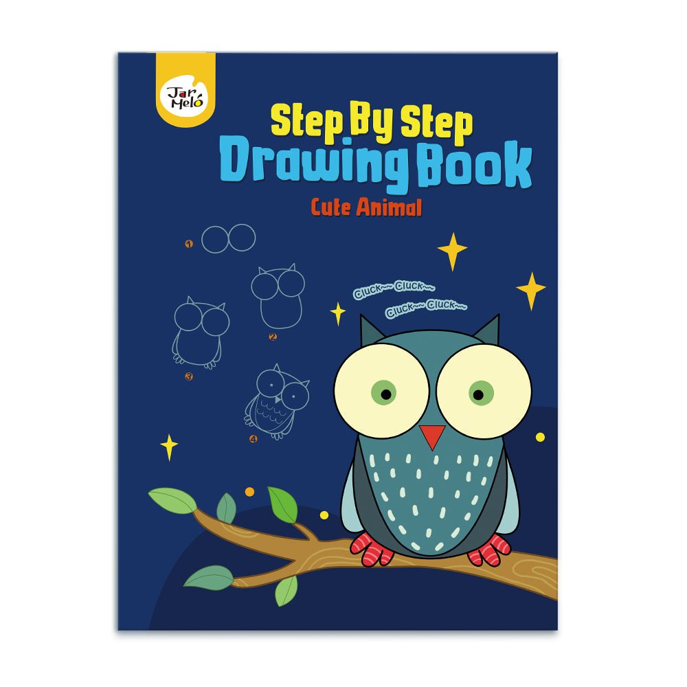 DRAWING BOOK-CUTE ANIMAL STEP BY STEP