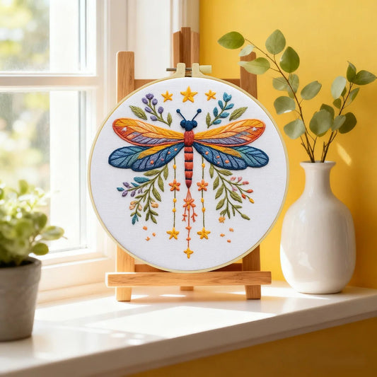 Embroidery DIY Starter Kit - Dragonfly
