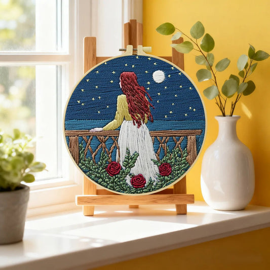 Embroidery DIY Starter Kit - Red Haired Lass