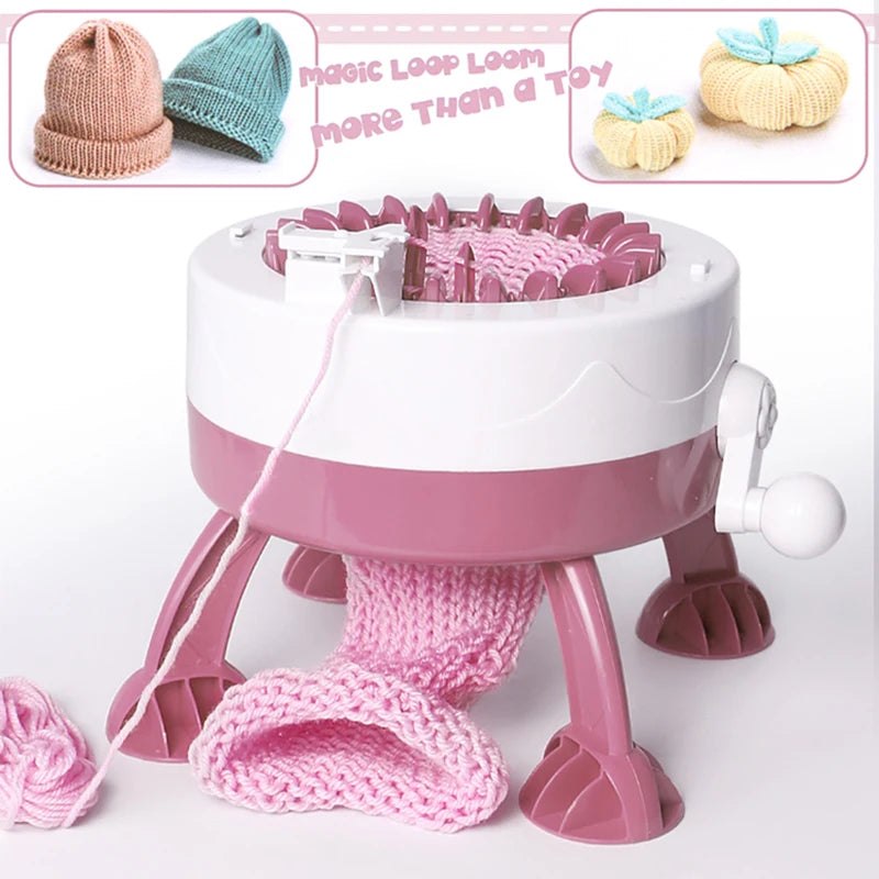 Hand Weaving Double Loom Knitting Machine for Scarves Hats and Socks - 22 Needles