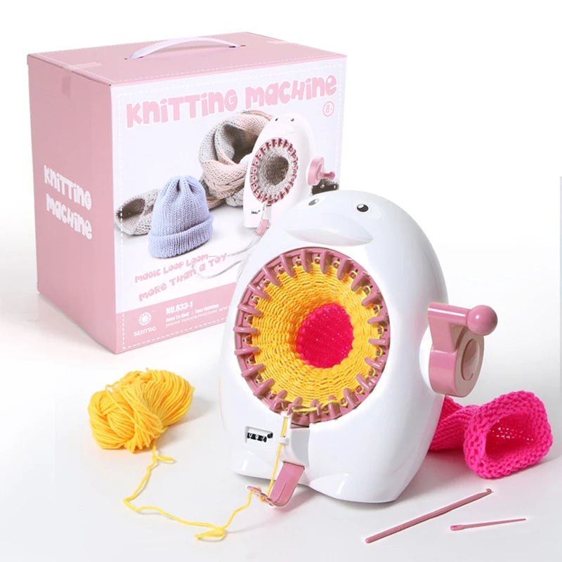 Hand Weaving Loom Knitting Machine for Scarves Hats and Socks - 22 Needle