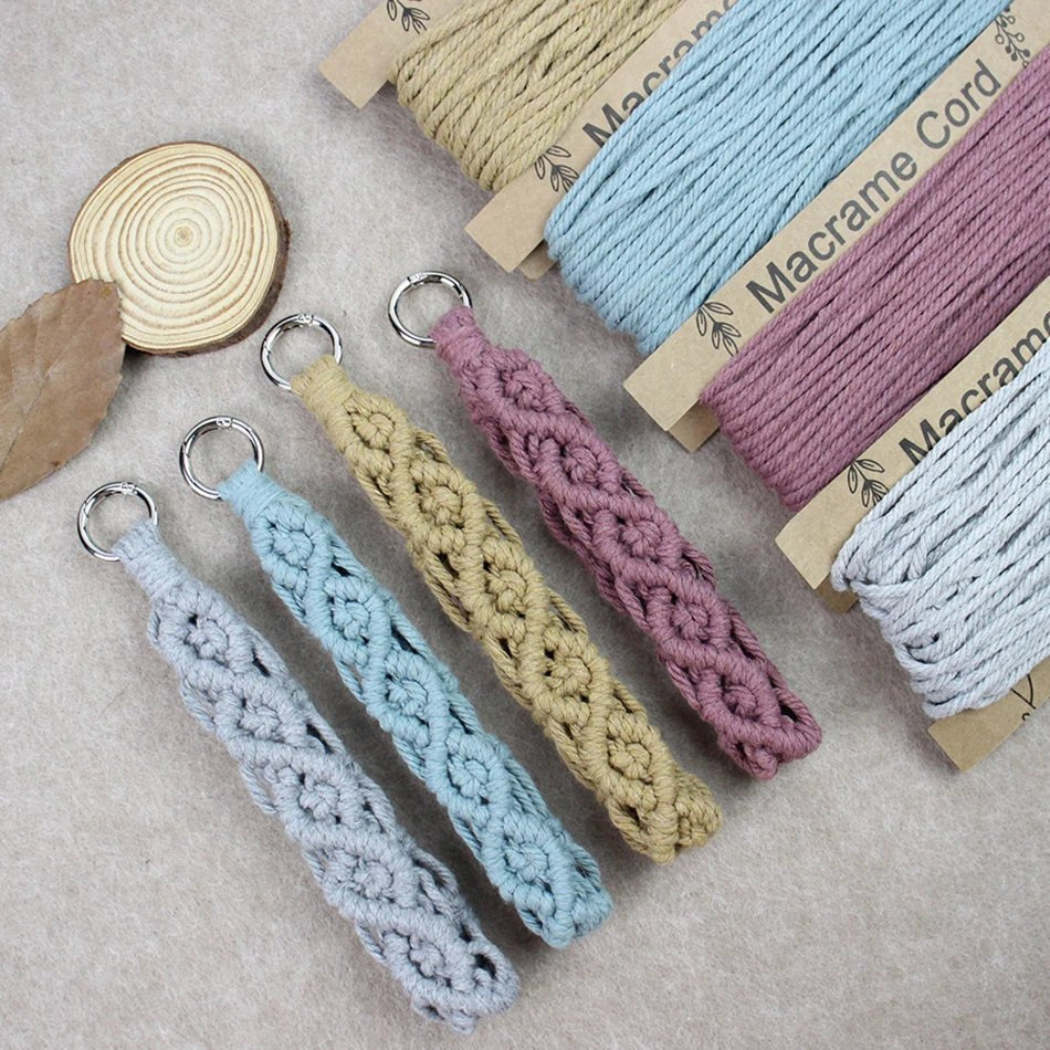 Key Chain Macrame Kits - 6 Patterns