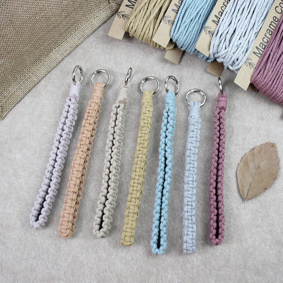 Key Chain Macrame Kits - 6 Patterns