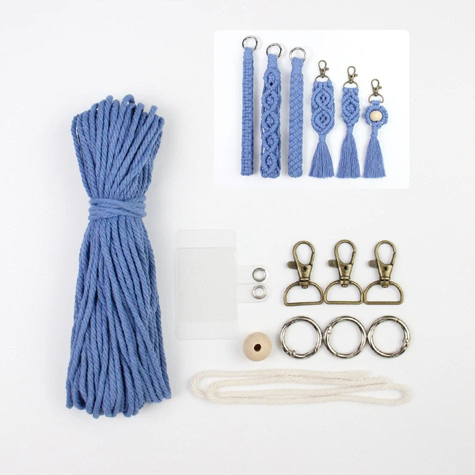 Key Chain Macrame Kits - 6 Patterns