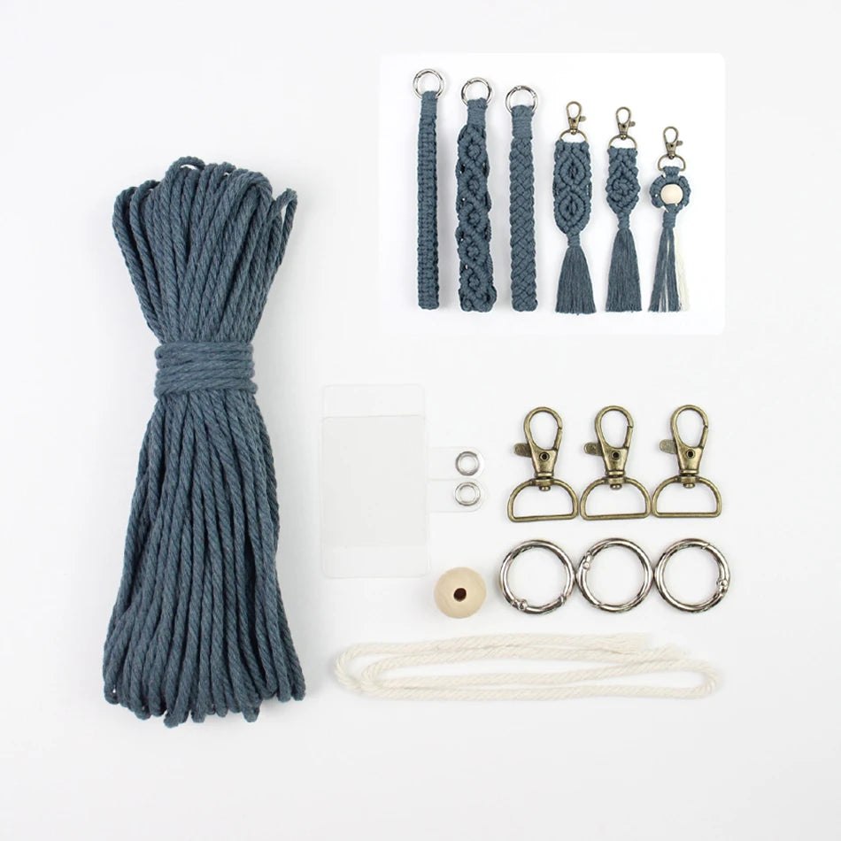 Key Chain Macrame Kits - 6 Patterns