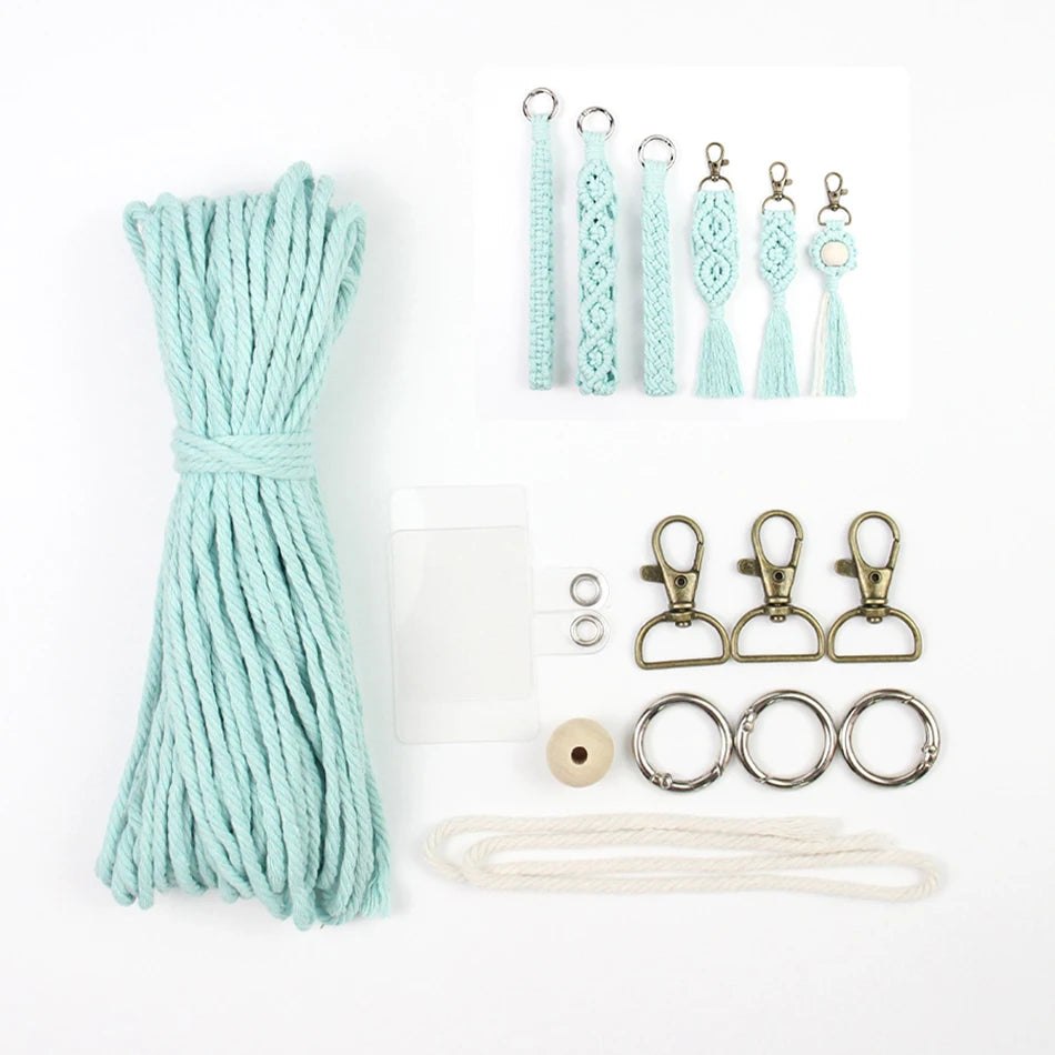 Key Chain Macrame Kits - 6 Patterns