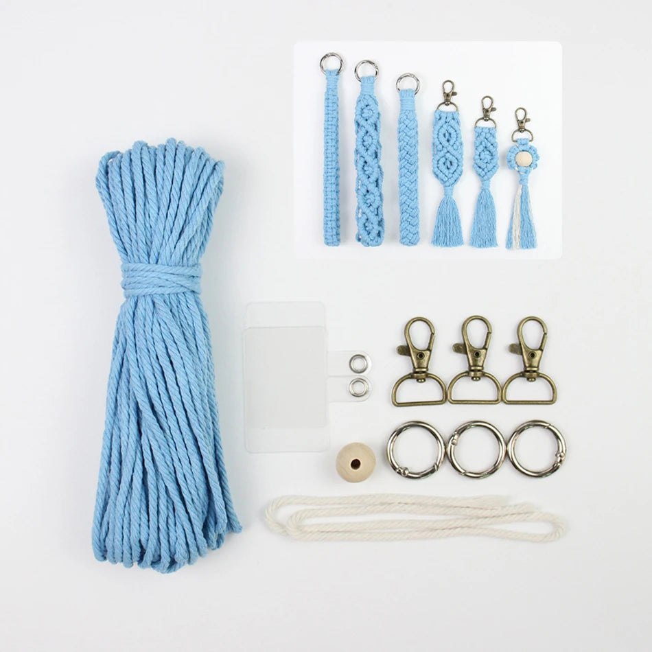 Key Chain Macrame Kits - 6 Patterns