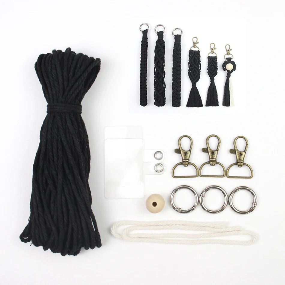 Key Chain Macrame Kits - 6 Patterns