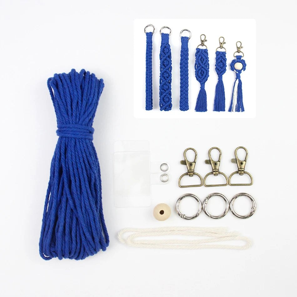 Key Chain Macrame Kits - 6 Patterns