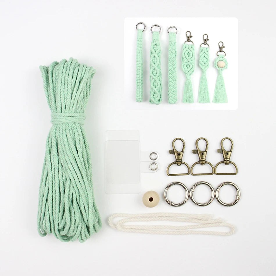 Key Chain Macrame Kits - 6 Patterns