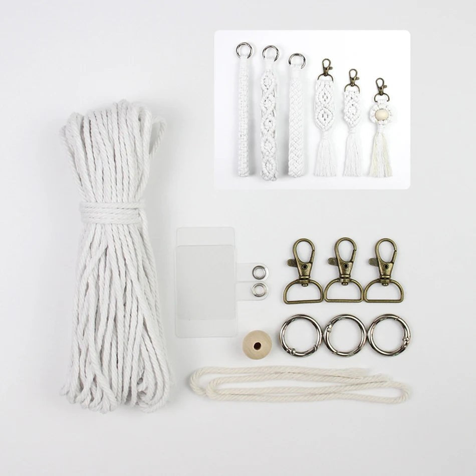 Key Chain Macrame Kits - 6 Patterns