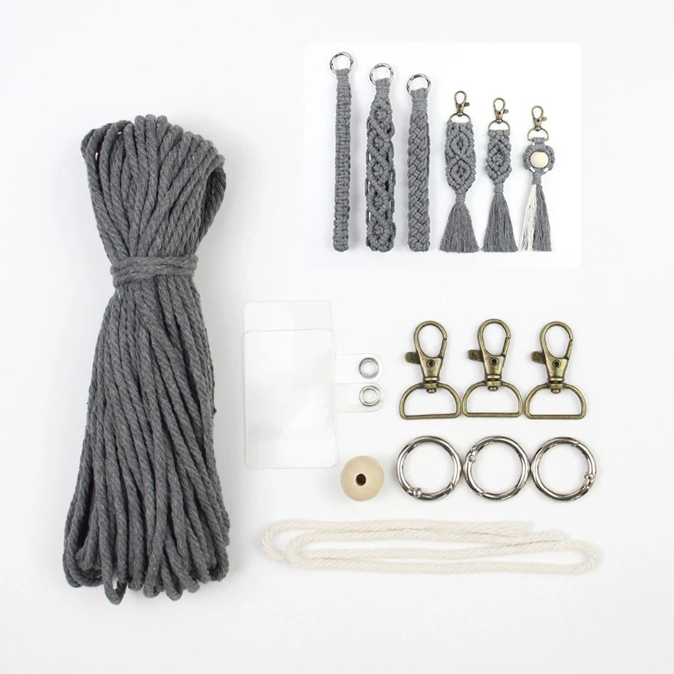 Key Chain Macrame Kits - 6 Patterns
