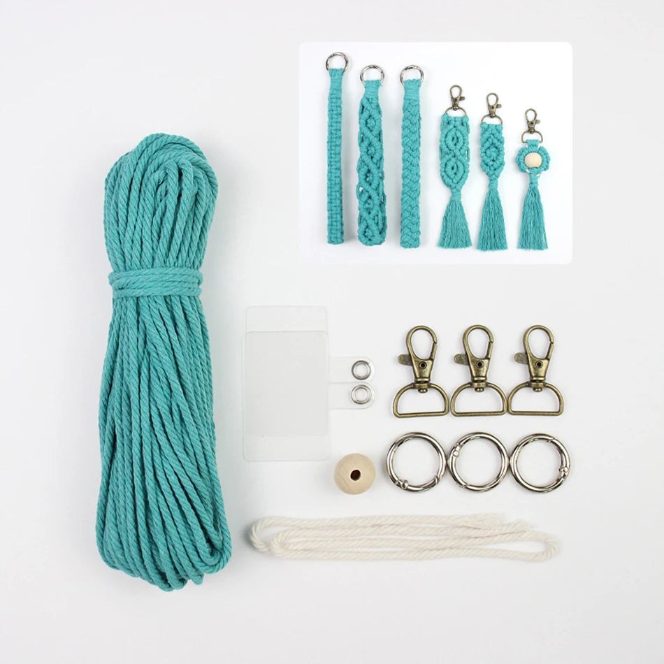 Key Chain Macrame Kits - 6 Patterns