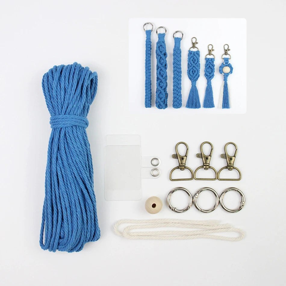 Key Chain Macrame Kits - 6 Patterns