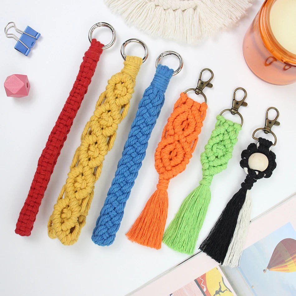 Key Chain Macrame Kits - 6 Patterns