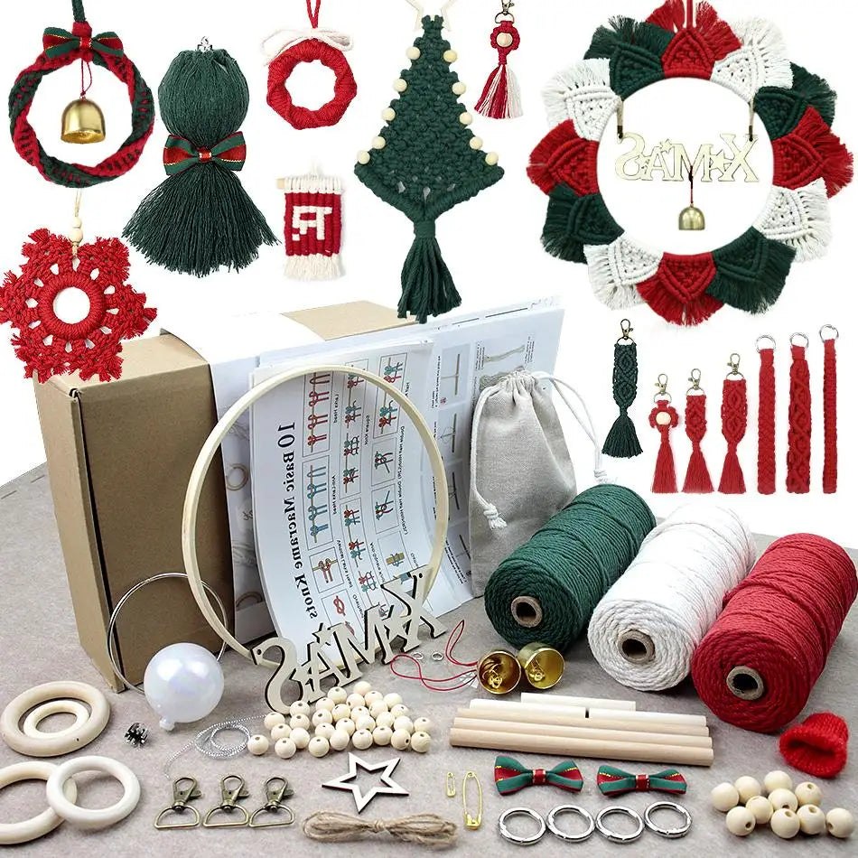 Mega Christmas Decorations DIY Macrame Craft Kit