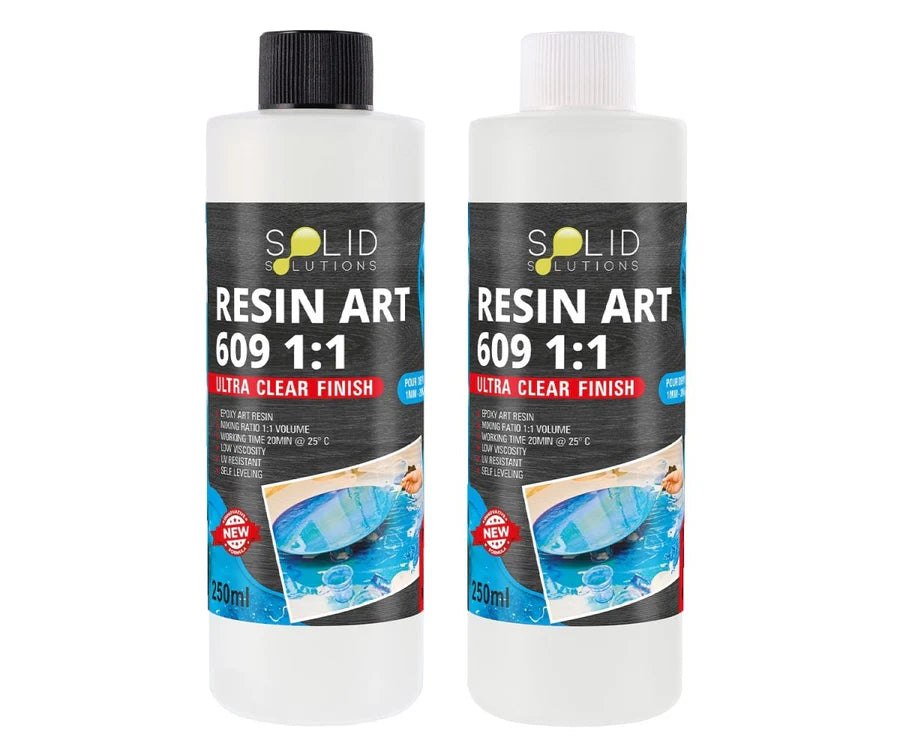 Ocean Resin Art Serving Board & Coaster Kit