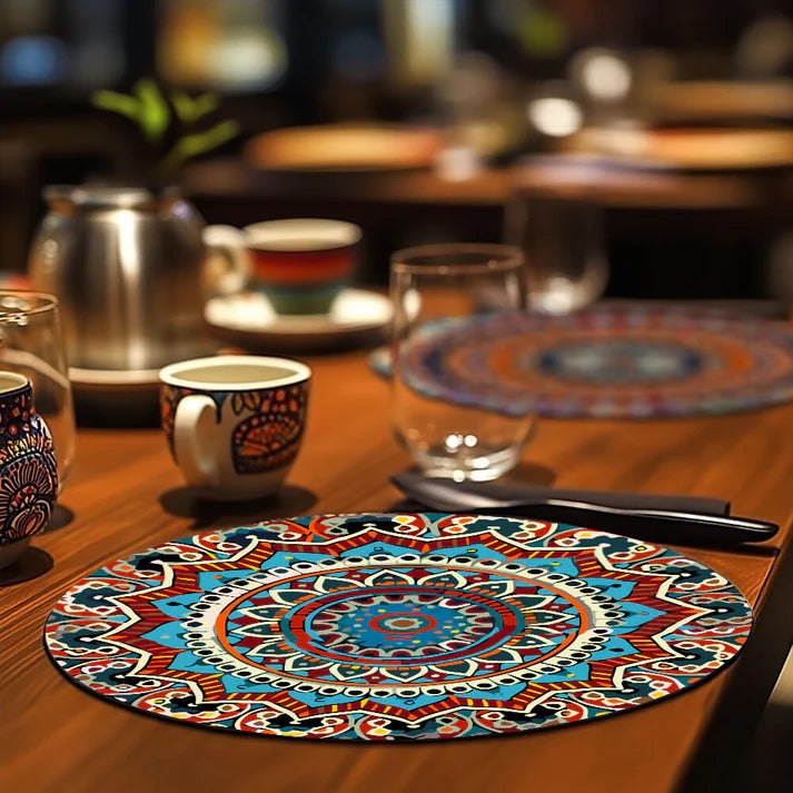 Paint & Sip Party Pack Paint By Numbers Placemat Pack - Mega Mandalas