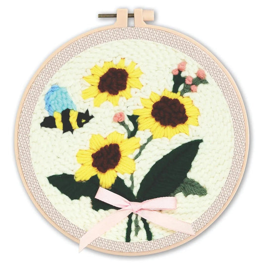 Punch Needle Kit - Busy Bee - Needlework Project