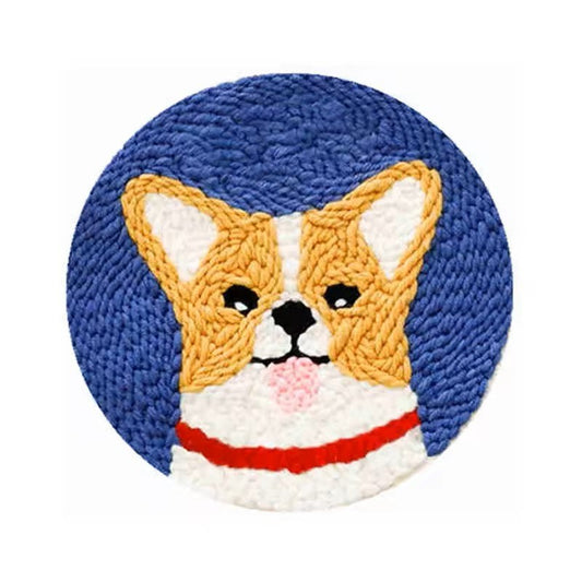 Punch Needle Kit - Cheeky Puppy - Playful Needlework Set
