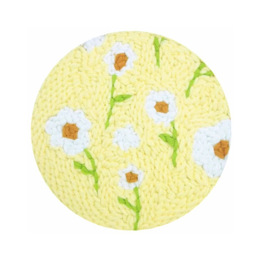 Punch Needle Kit - Pretty Daisies - Embroidery Craft Set
