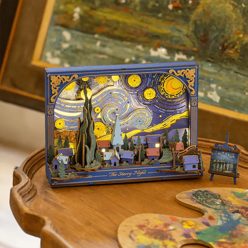 Robotime DIY 3D Wooden Puzzle - Starry Night