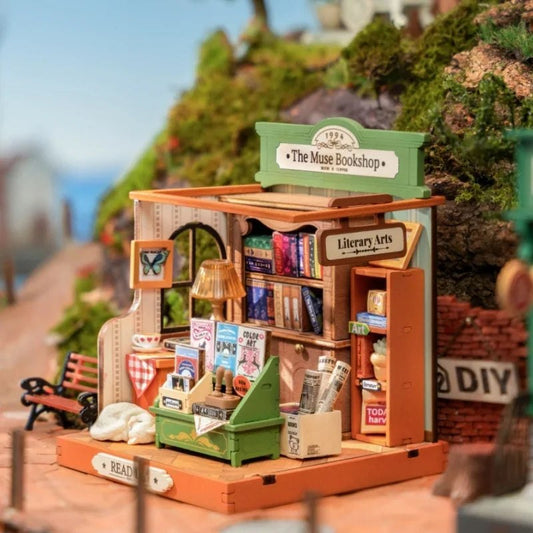 Rolife DIY 3D Puzzle Miniature House Craft Kit - Bookshop