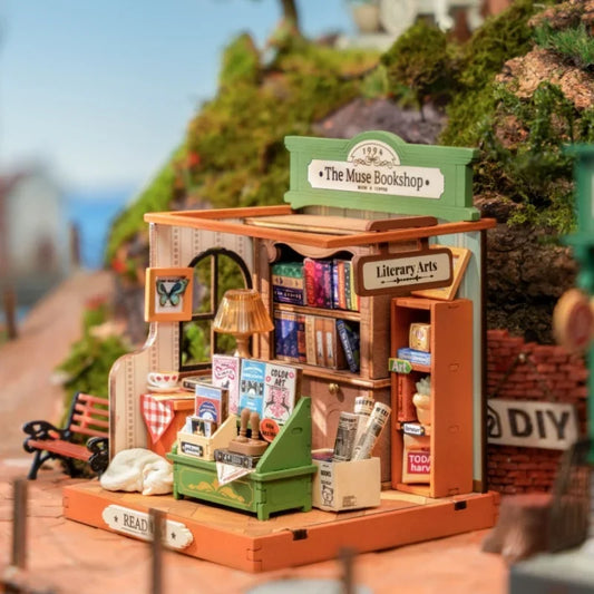 Rolife DIY 3D Puzzle Miniature House Craft Kit - Bookshop
